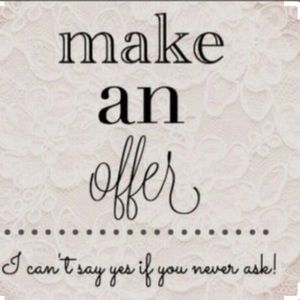 Make me a reasonable offer 💖